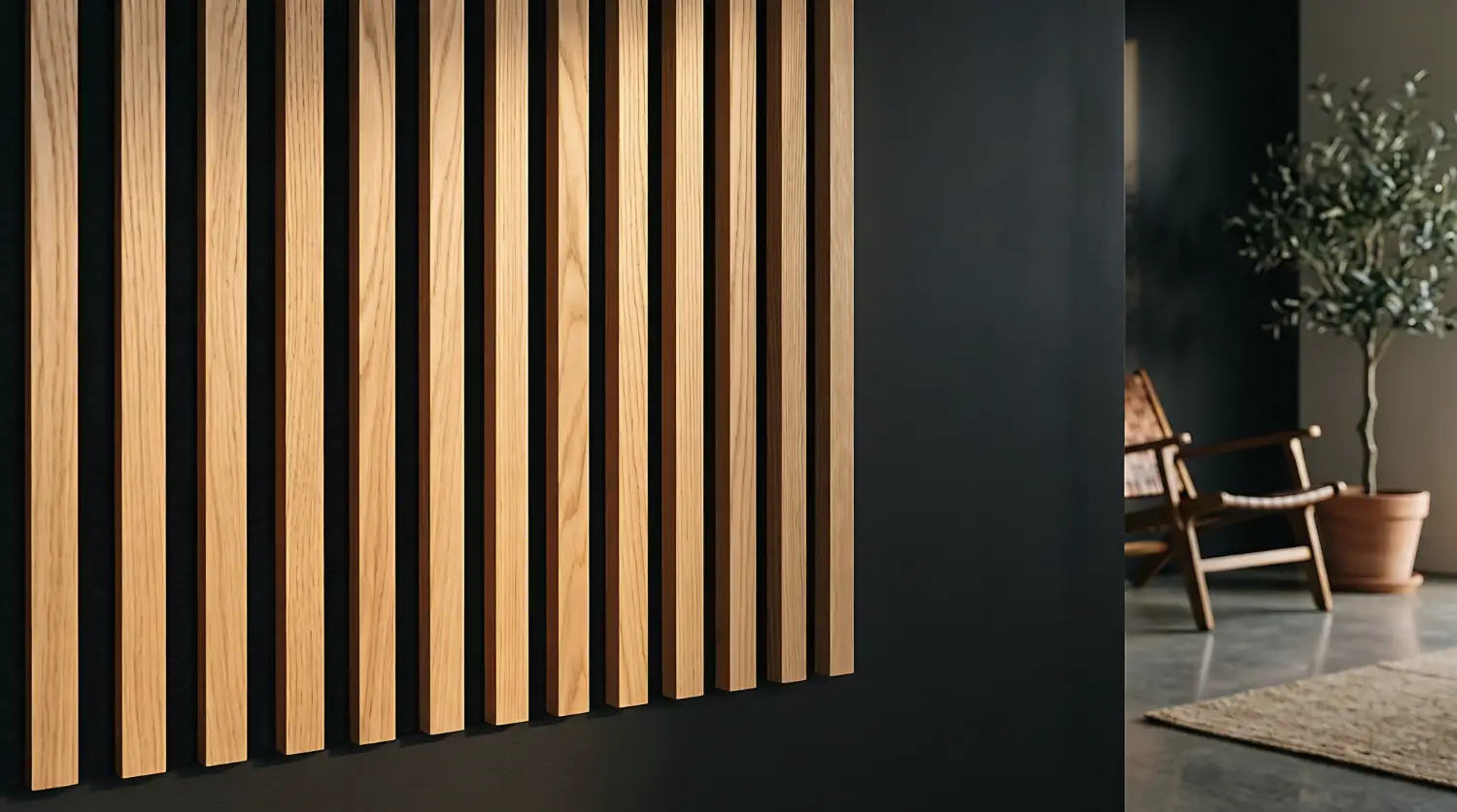 Revestimiento para paredes de madera