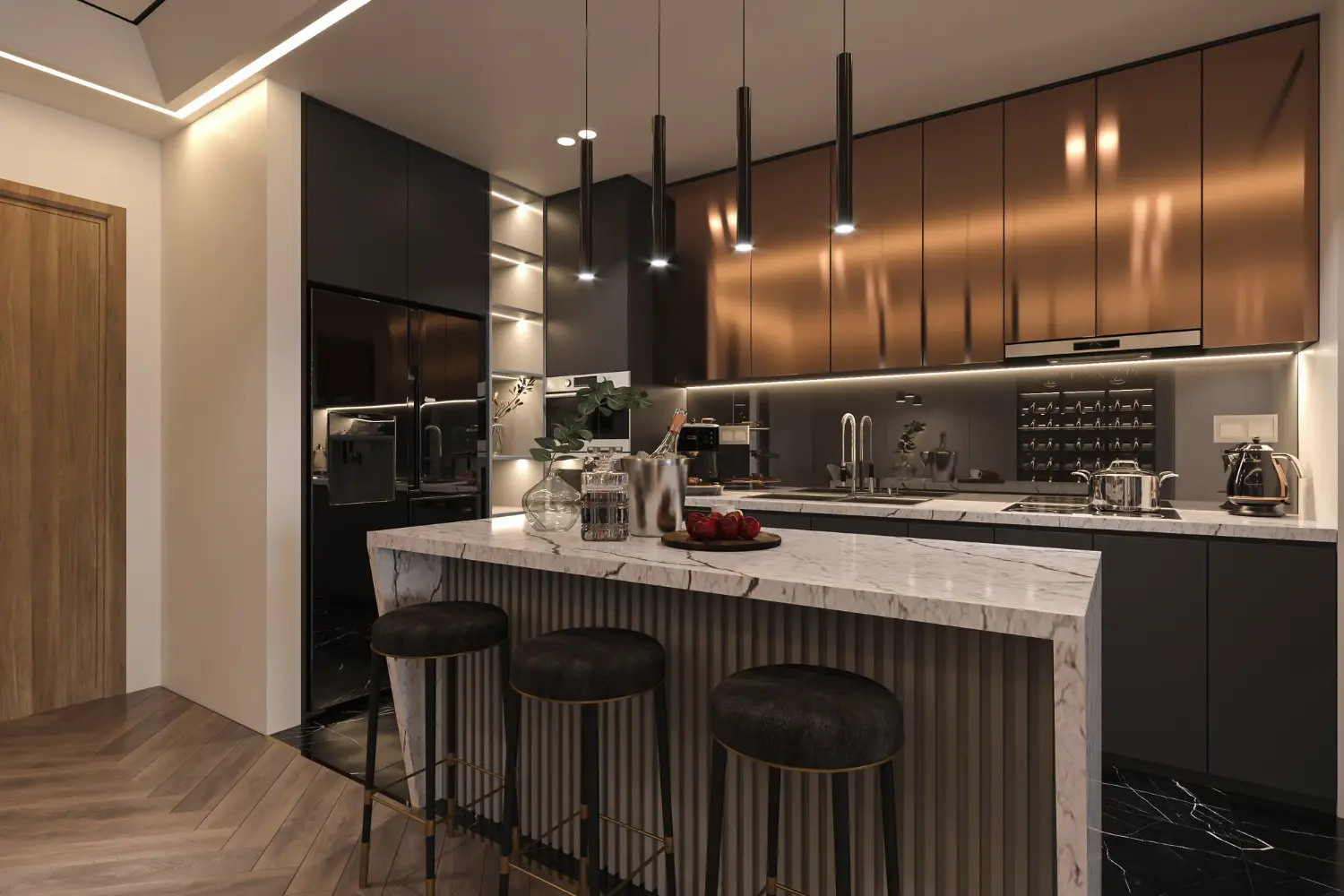 Cocina de lujo